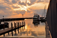 Boat Sunset in Leland  DSC_0907