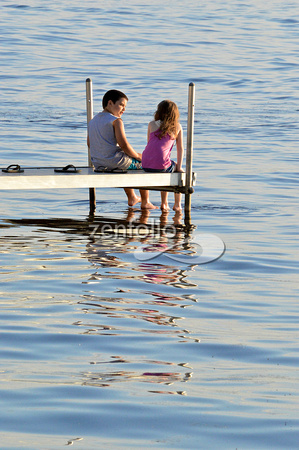 Kids on the dock   DSC_2834 - Version 3