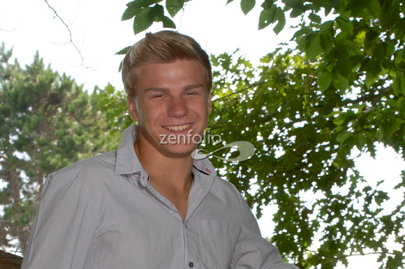 Joey-big smile in woods DSC_7829 - Version 2